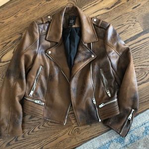 Zara faux leather Moro jacket